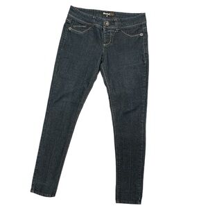 REWIND sz 5 blue vintage pull on skinny leg blue jeans vintage